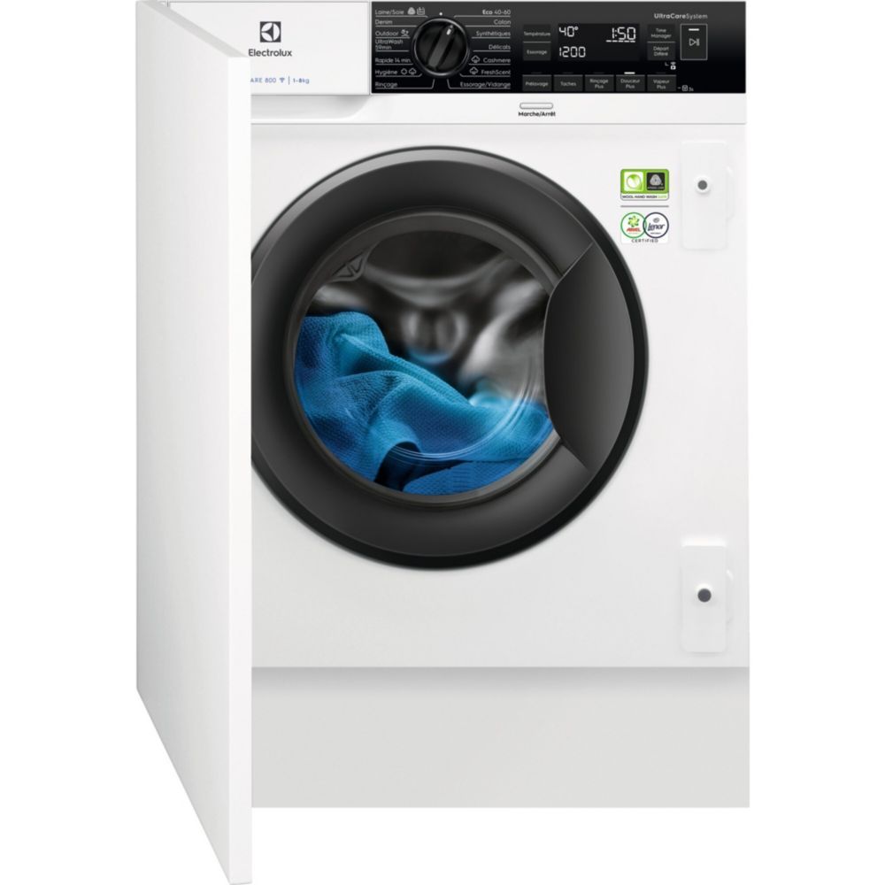 Lave linge hublot encastrable EW8F3814BI - vue 2