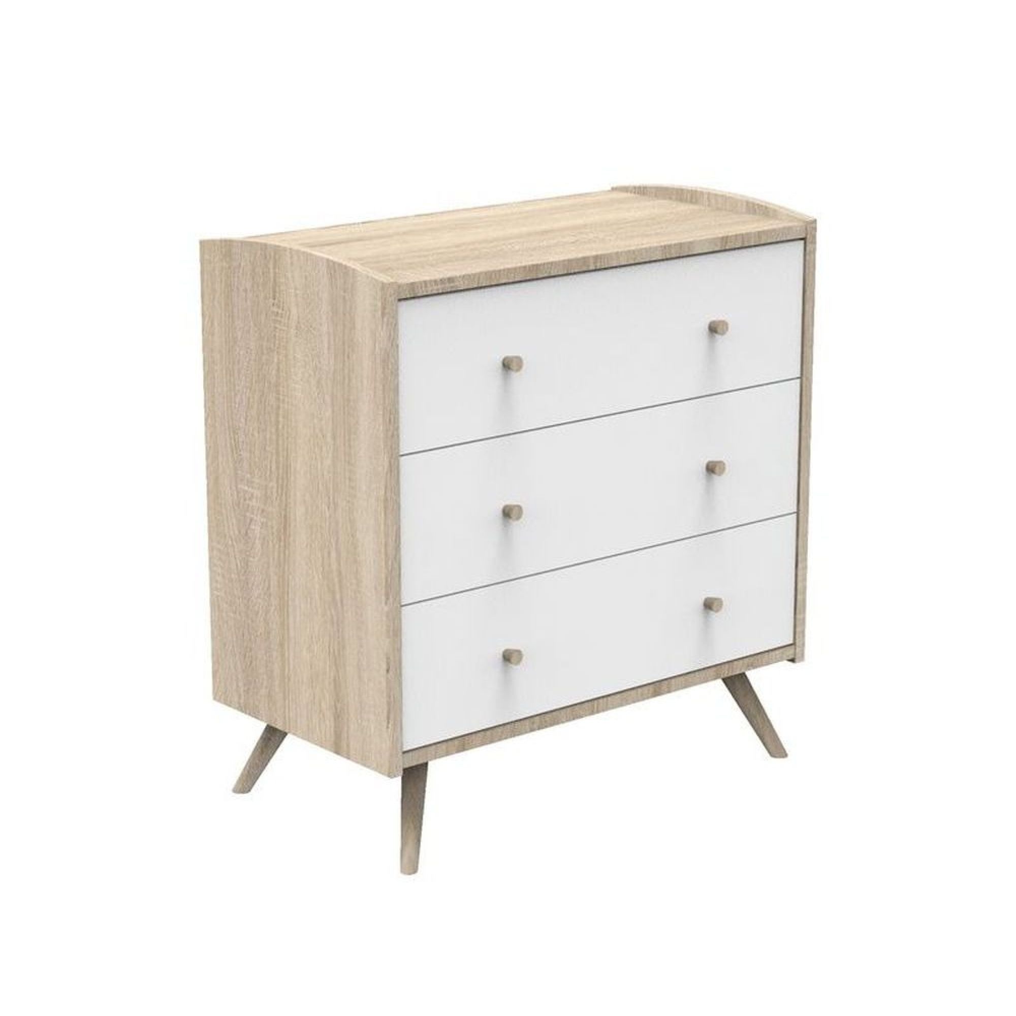 Commode 3 Tiroirs Access Bois Sauthon Meubles - vue 2