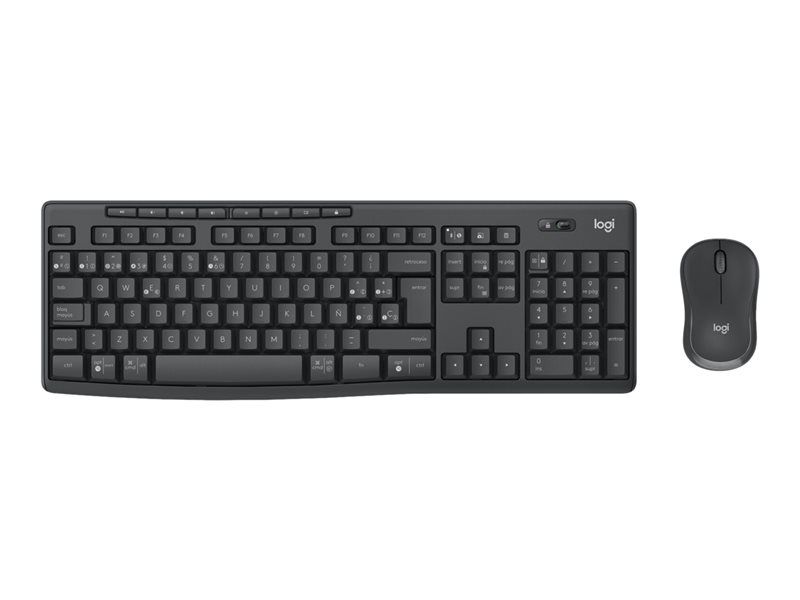 Logitech MK370 Combo for Business - Ensemble clavier et souris - sans fil - Bluetooth LE - AZERTY - Français - graphite