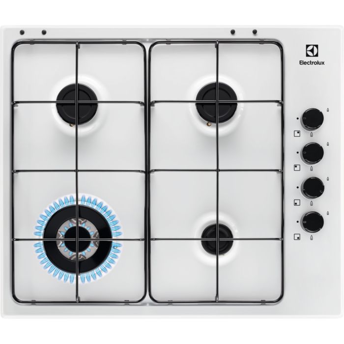Electrolux EGS6414W plaque Built in placement Gaz 4 zone