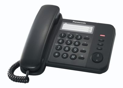Panasonic KX TS520EX1B Téléphone analogique Identification de 'appelant téléphone