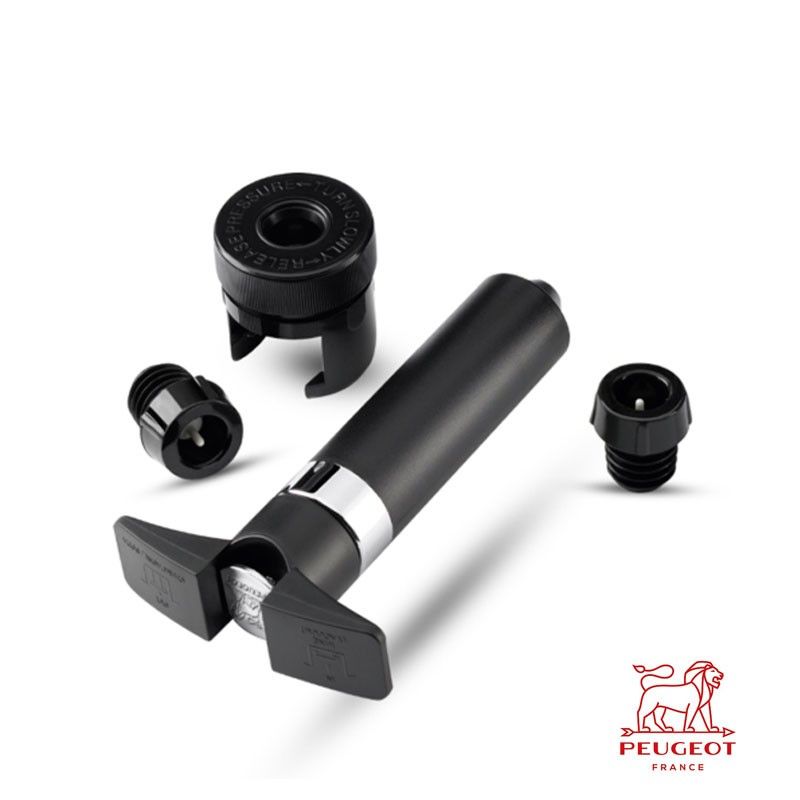 Pompe à vide pour vins + 3 bouchons EPIVAC 15cm - vue 2