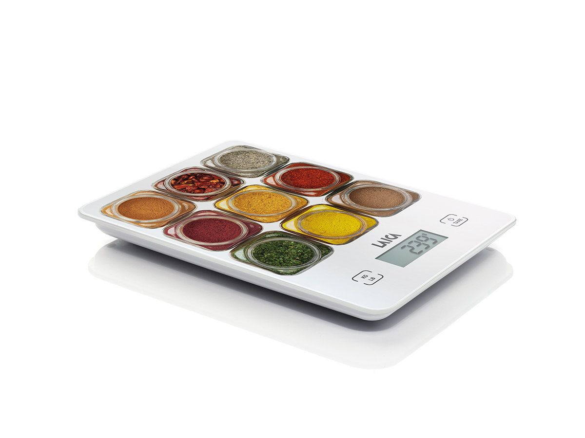Laica Ks1040 Escabeaux De Cuisine Balance De Ménage Électronique Comptoir Rectangle
