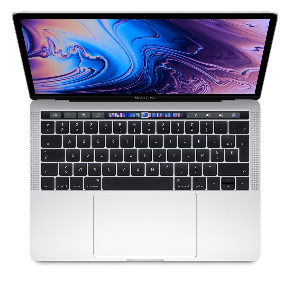 MacBook Pro 13" Touch Bar 2020 (2 USB-C) Intel Core I5-8257U 8 Go - 256 Go - SSD - Argent