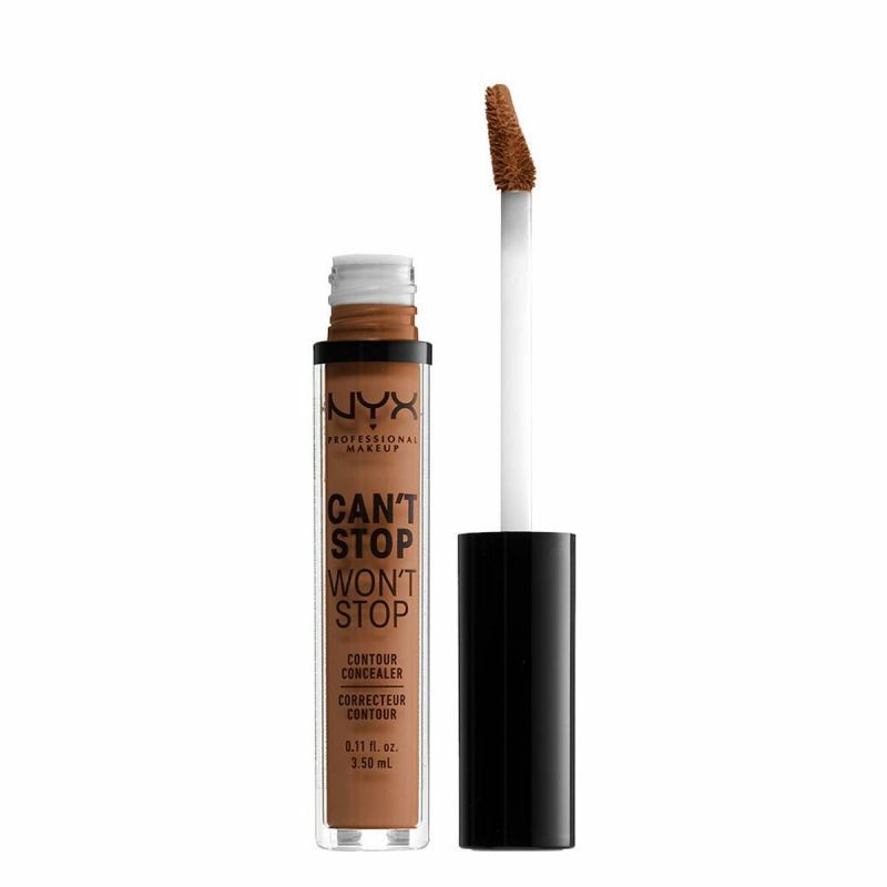 Nyx Professional Makeup Can't Stop Won't Contour Concealer Anti Cernes Warm Caramel 4 Ml