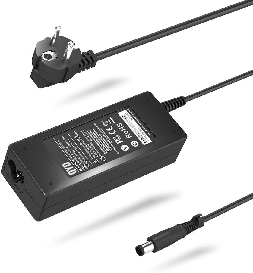 Chargeur 19V 4.74A 90W Compatible avec All-in-One Monitor HP 18'' 19'' 20"" 21"" 32"" HP Pavilion (N193) 20"" 23'' PC 18-5110 19-2304 20-B010 20-B013W LCD Display Alimentation Adaptateur