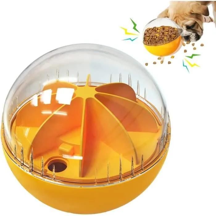 Meilleurs prix pour Jouets Pour Chiens De Distribution De Friandises, Pour Petitsmoyensgrands Chiens - Orange