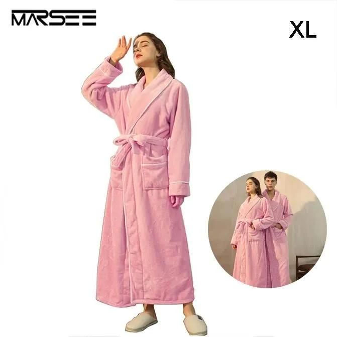 Meilleurs prix pour Marsee Peignoir De Bain Flanelle - Luxueux Et Moelleux Pour Femme, Douce Et Conforta, Taille Lxl,Rose Women Pink Xl