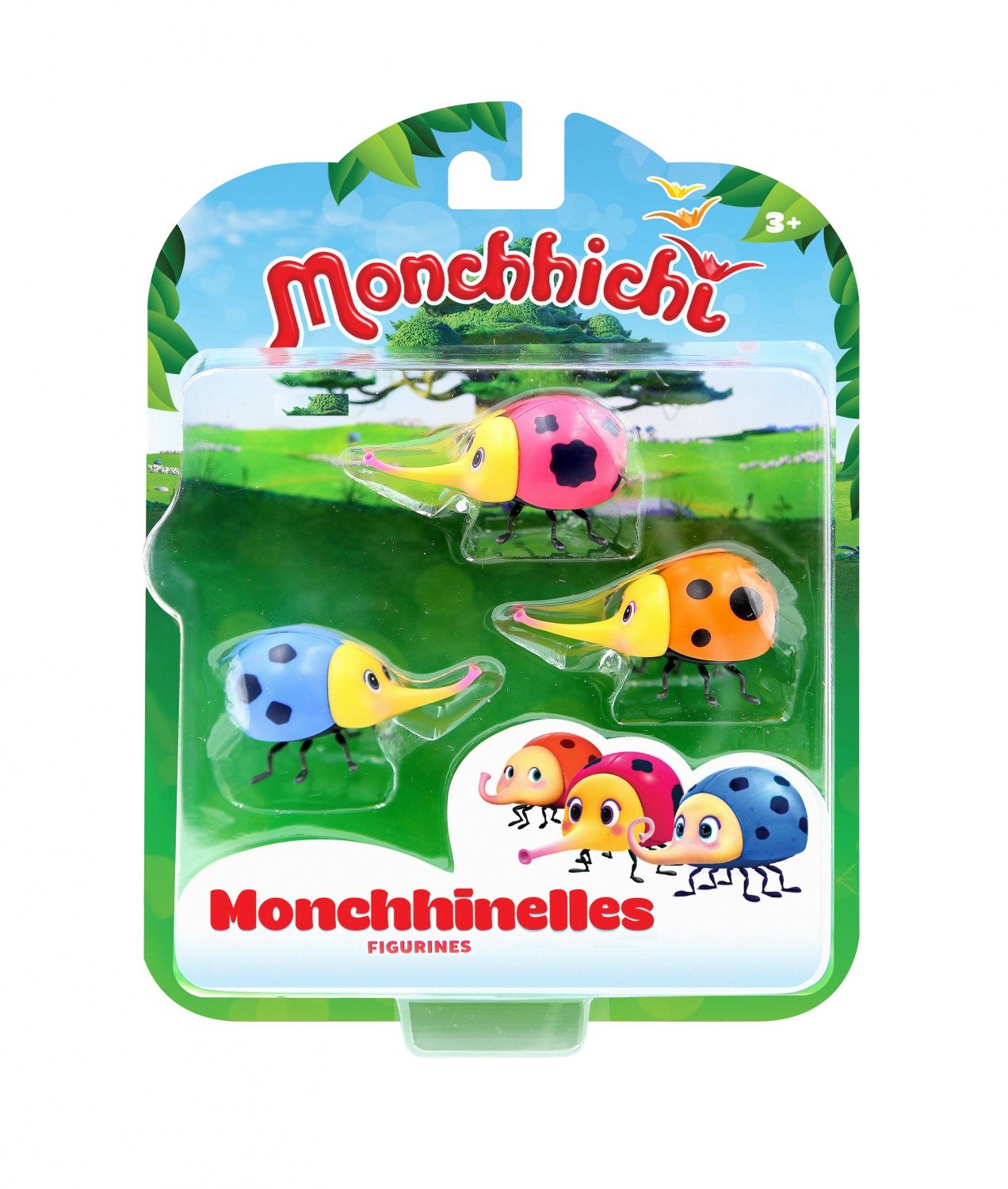 Monchhichi Monchhichi Pack 3 Figurines Monchhinelles