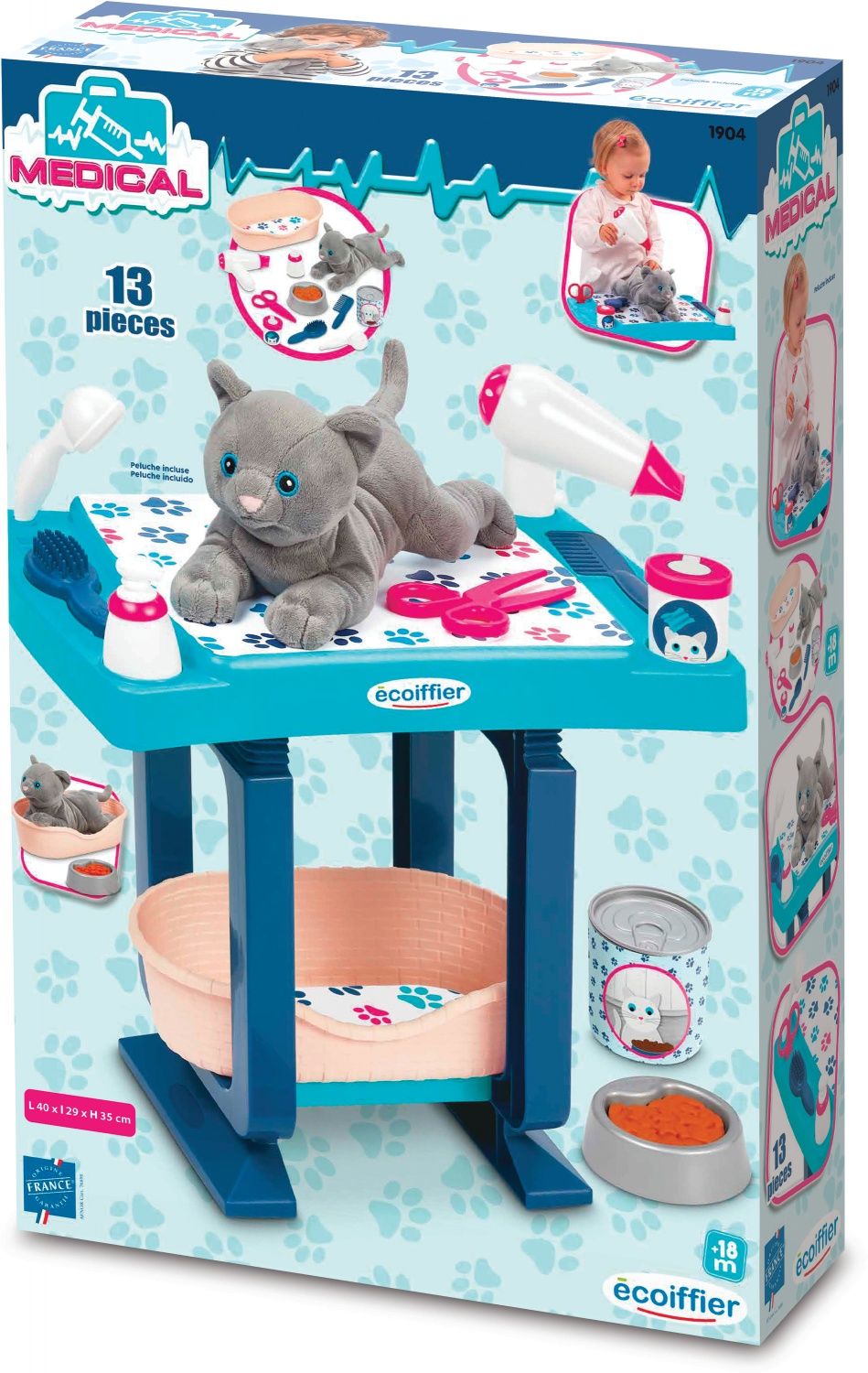 Table de toilettage ECOIFFIER Dès - vue 2