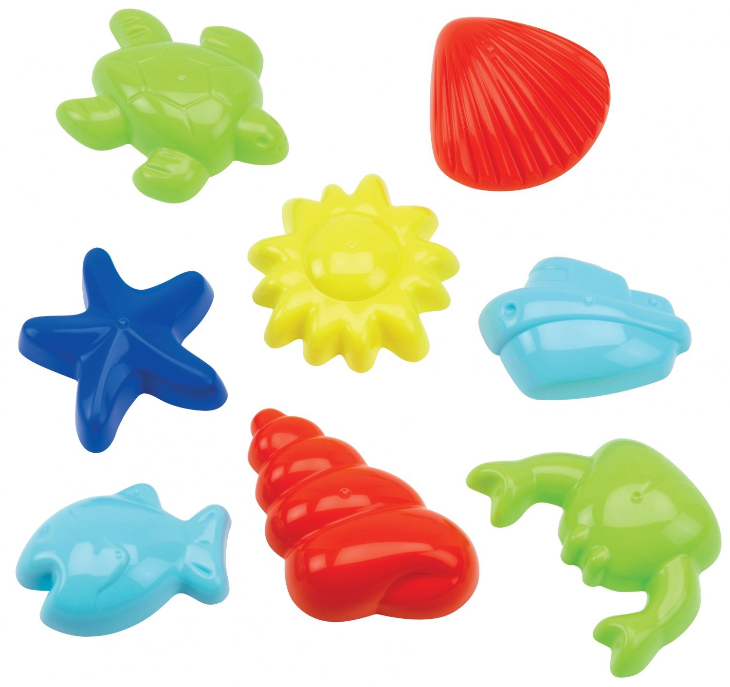 Moule À Sable Mer Ecoiffier Le Filet De 8 Moules À Sable