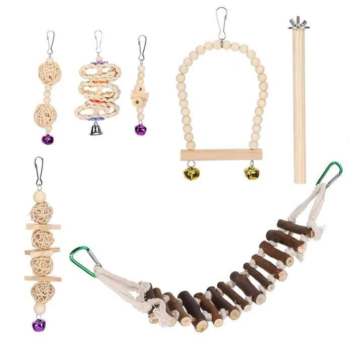 Meilleurs prix pour Vgeby Jouets De Cage En Corde De Hamac Pour Oiseaux Vgeby Jouets À Mâcher Pour Oiseaux Vgeby Jouets De Balançoire Animalerie Jouet