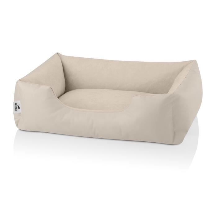Beddog® Zara Lit Pour Chien, Panier Corbeille, Coussin De Chien [M Env. 70x55cm, Light-Sand (Beige Clair)]