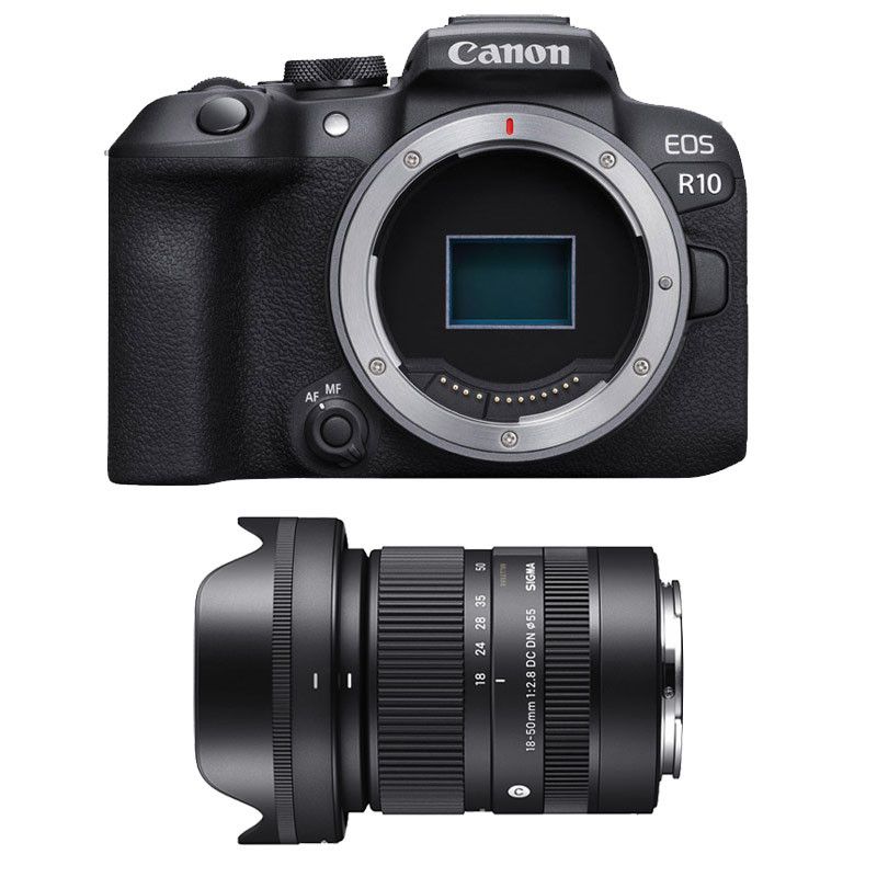 CANON EOS R10 + SIGMA Objectif 18-50mm f/2.8 DC DN Contemporary Garanti 3 ans