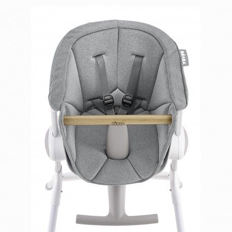 Beaba - Coussin D'assise Pour Chaise Haute Beaba Up & Down Gris Foncé