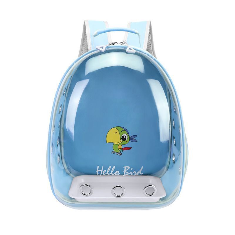 Comparer les prix de Sac À Dos Portable Pour Oiseaux,Electrolux,Perroquet,Mangeoire Et Escalade Pour Perruche,Calopsitte,Lapin,Voyage,Acrylique - Type Package A Blue