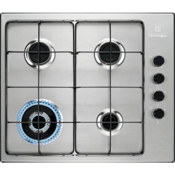 Electrolux EGS6414X plaque Acier inoxydable Built-in (placement) Gaz 4 zone(s) Electrolux EGS6414X plaque Acier inoxydable Built-in (placement) Gaz 4 zone(s)