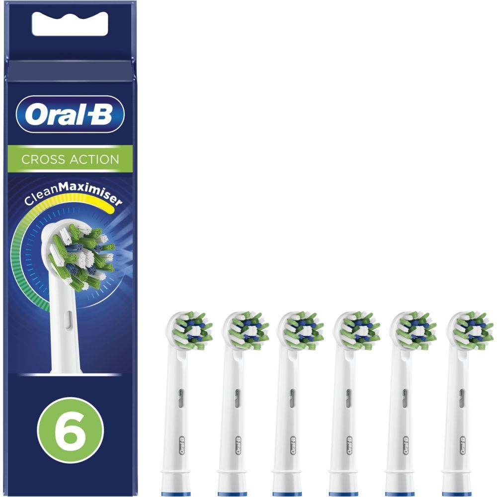 Brossette dentaire ORAL B Cross Action x6 Clean max