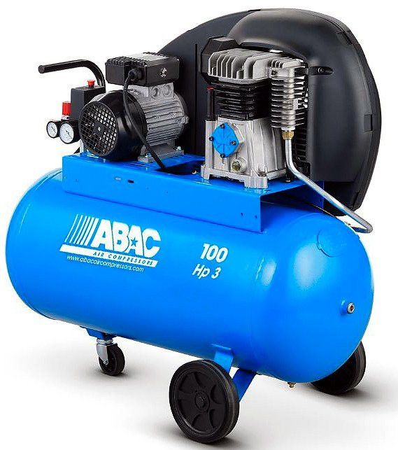 Abac - Compresseur d'air ? pistons s?rie LINE 400 V Tri 100 L 20.2 m3/h 3 CV - A29B 100 CT3 ABAC