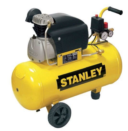 Compresseur 8 bar 2CV Cylindre alu fonte D 210850 Stanley