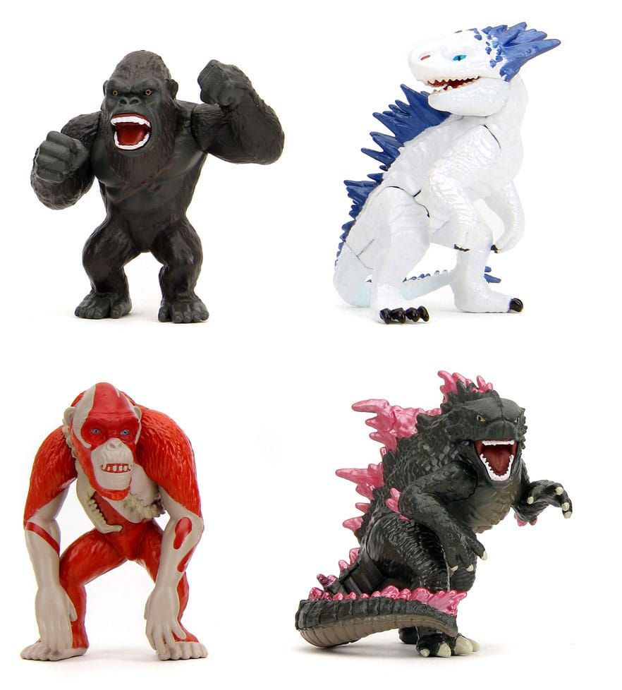 Jada Godzilla Fig. Set 4pcs