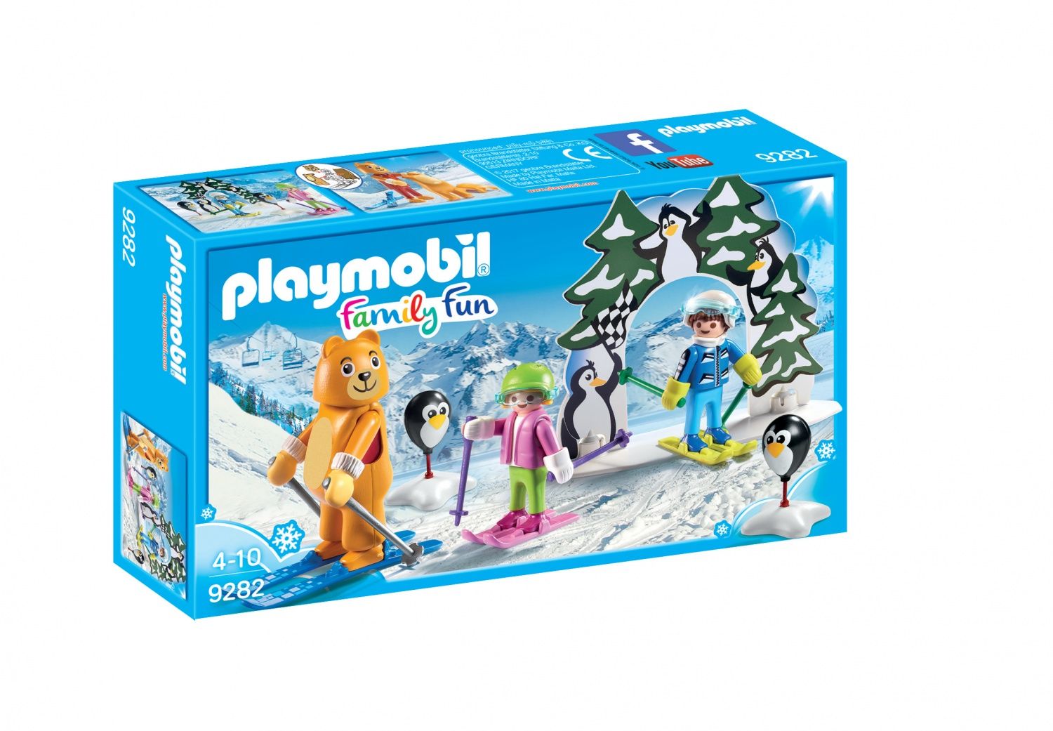 Moniteur De Ski Avec Enfants 9282 Family Fun Playmobil La Boîte