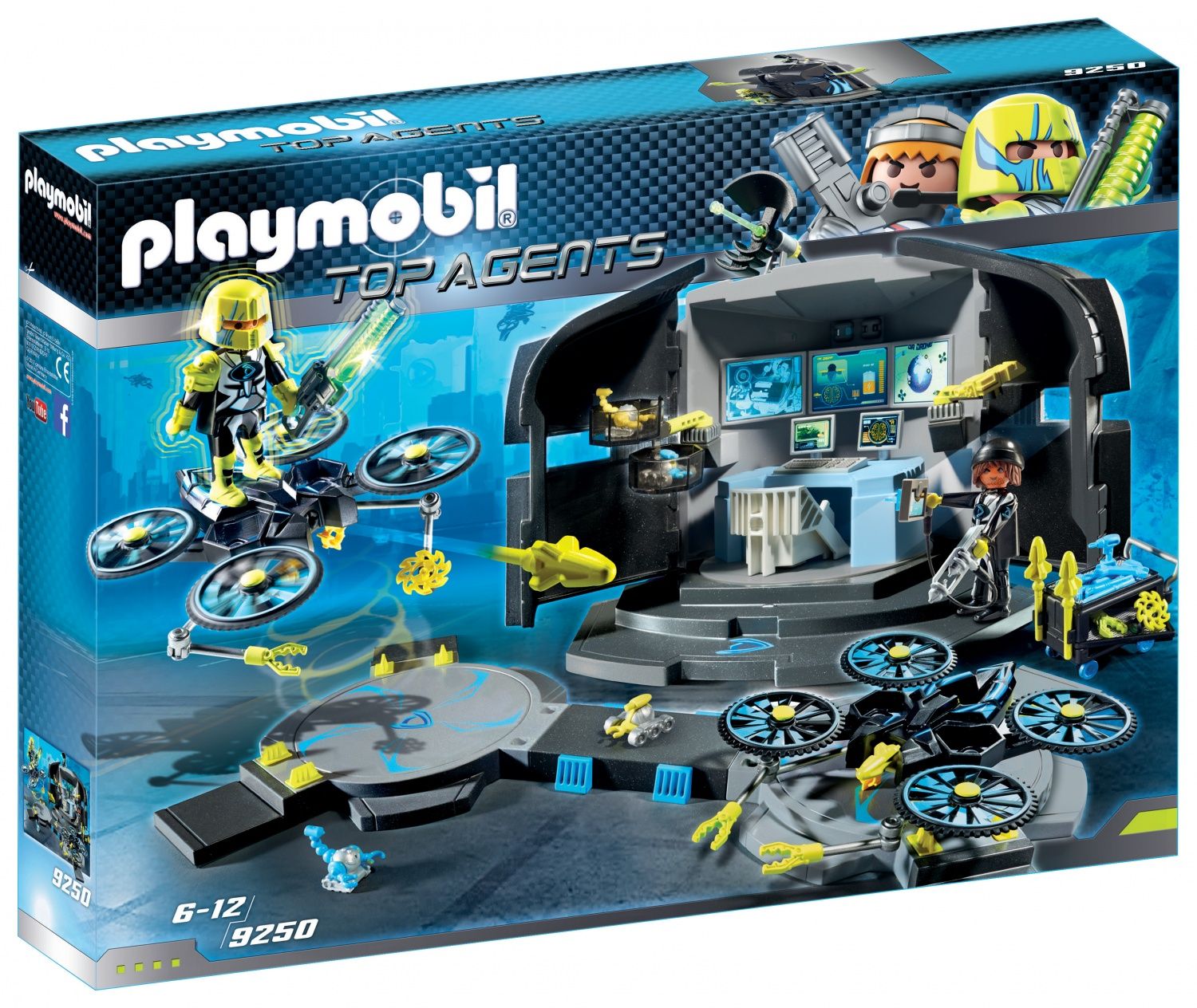 Playmobil 9250 - Centre De Commandement Du Dr. Drone