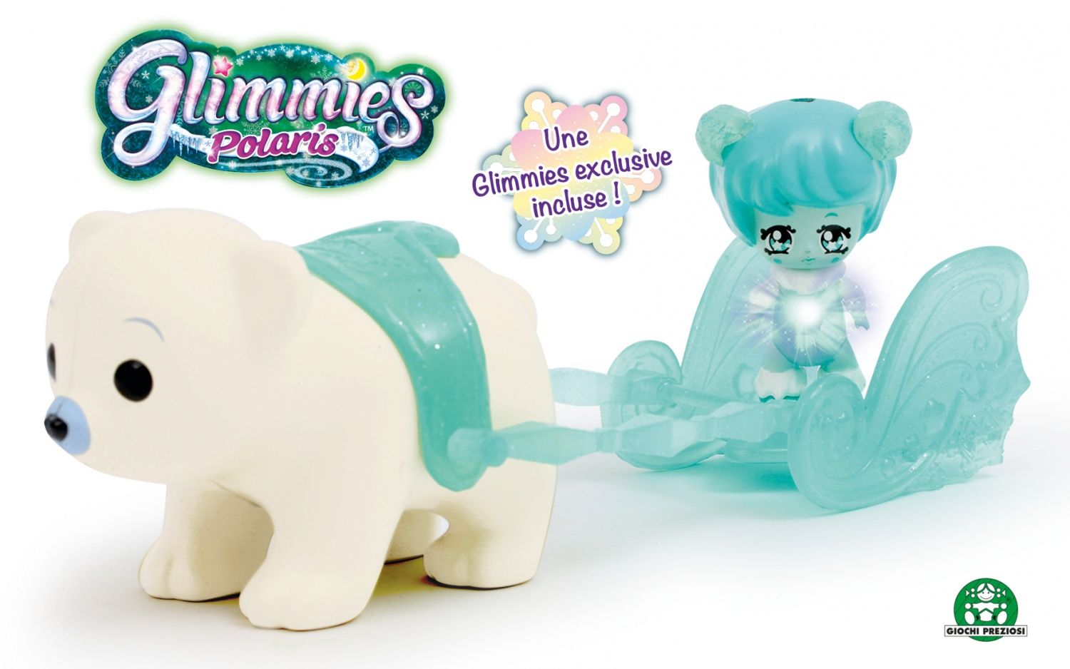 Glimmies Polaris Glimsled Traineau + 1 Glimmies Exclusive