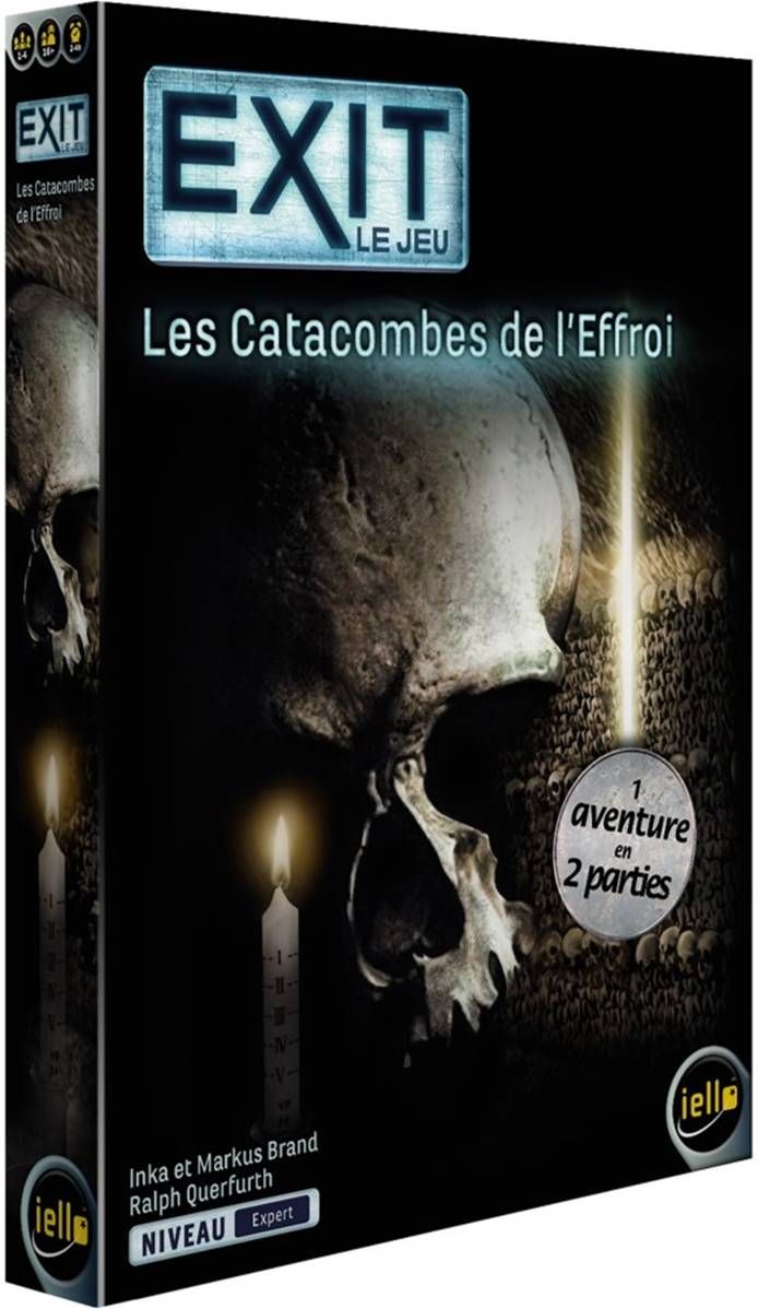 Jeu d'escape game Iello Exit Catacombes de 'effroi - vue 2