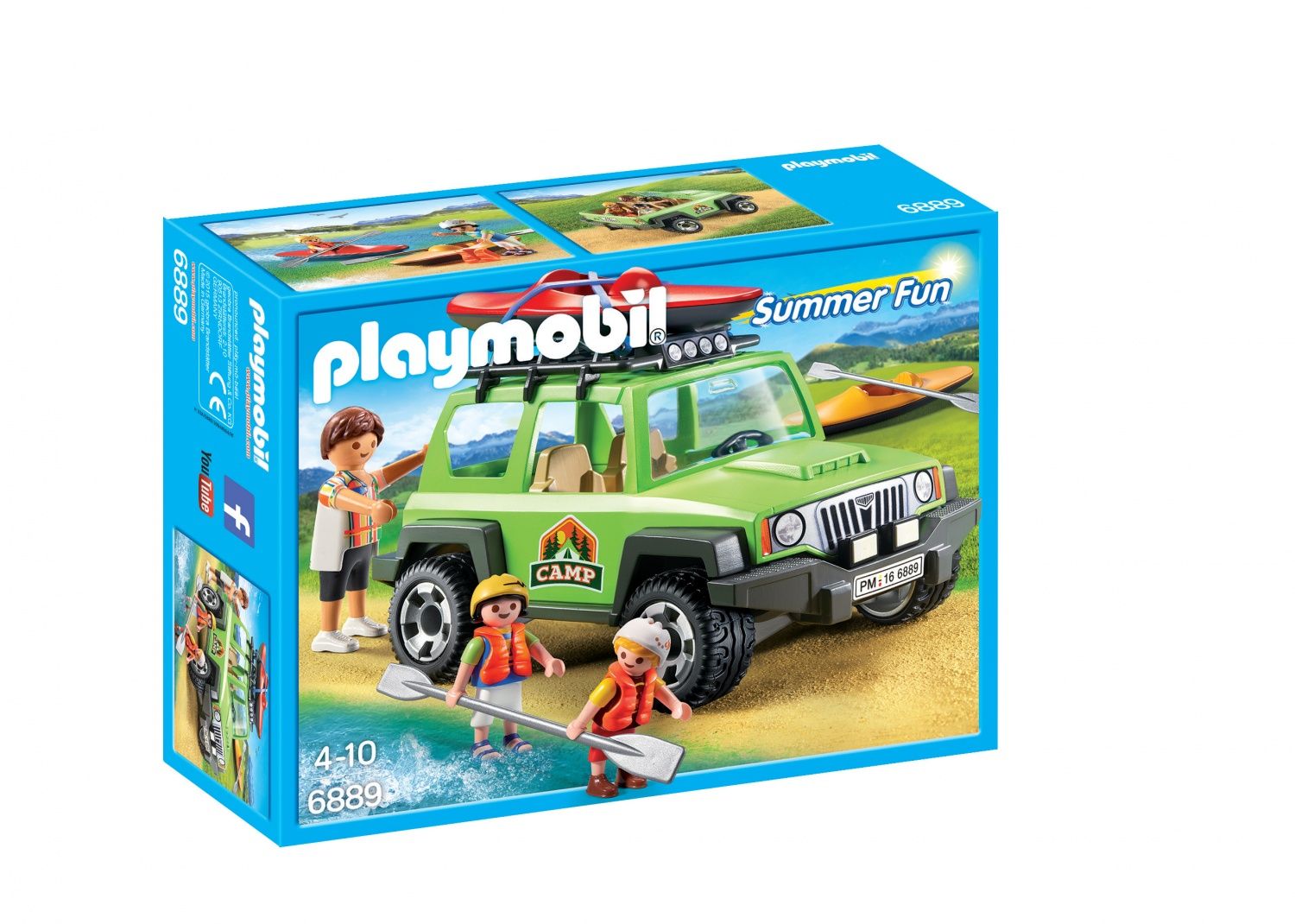 Playmobil 6889 4x4 De Randonnée Avec Kayaks