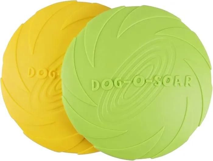 Comparer les prix de Frisbees Pour Chien 2pcs En Caoutchouc Rsistant Jouet Frisbee Pour Activits Sportives En Plein Air Vertjaune Pzcc