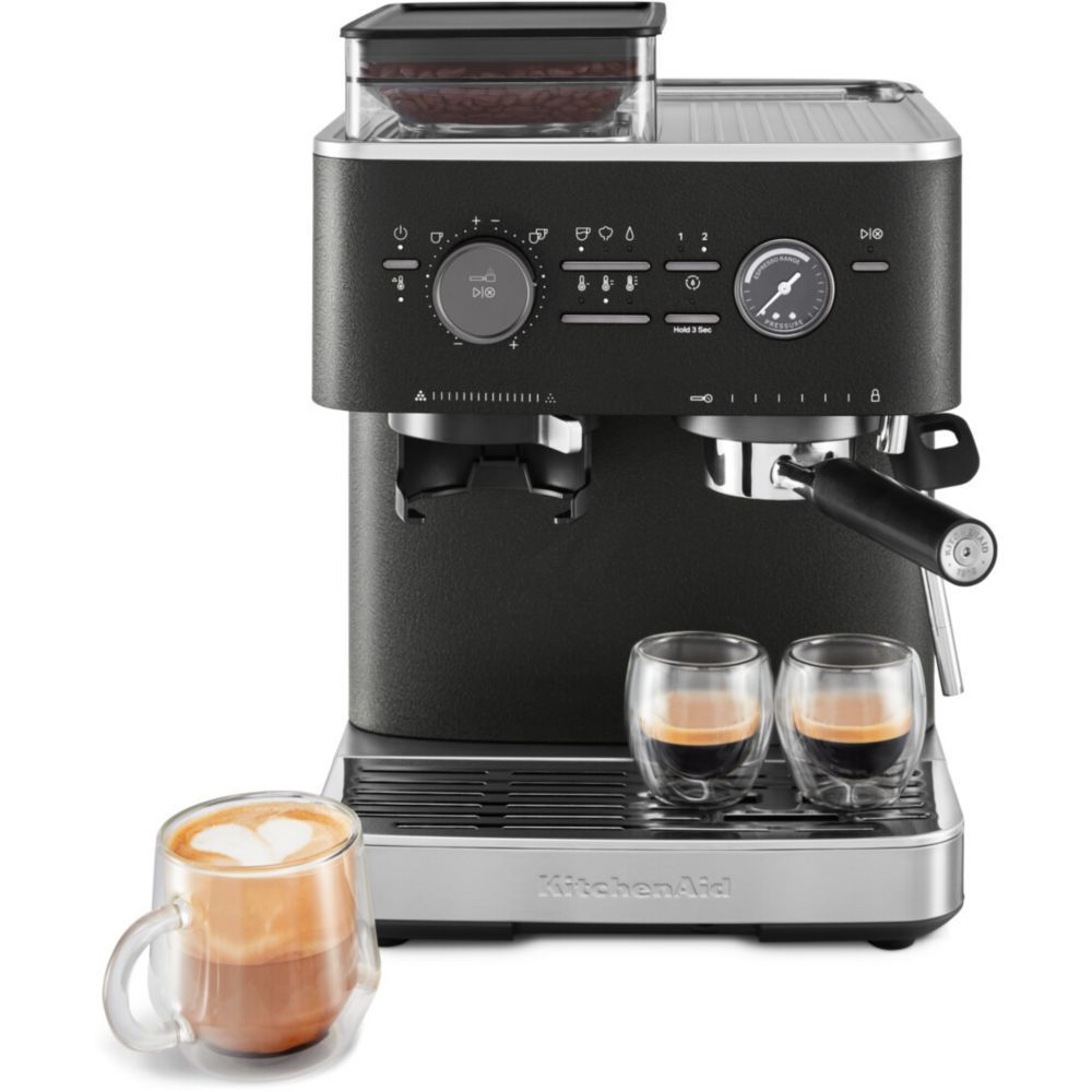 MACHINE A CAFE SEMI AUTO AVEC BROYEUR Truffe 5KES6551EBK - vue 3