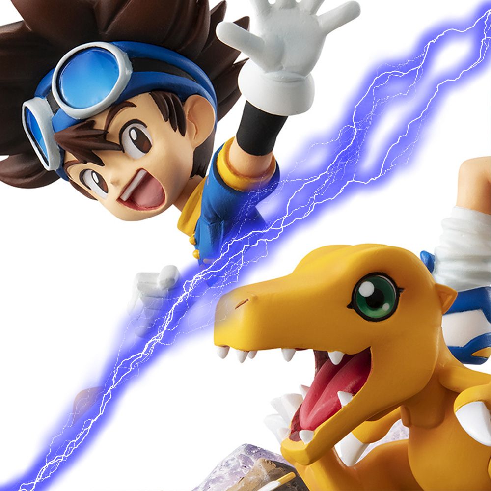 Digimon Adventure G.E.M. Series Statuette Pvc Taichi Yagami & Agumon