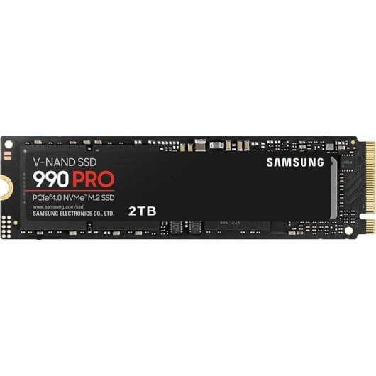 Samsung 990 PRO MZ-V9P2T0BW - SSD - chiffré - 2 To - interne - M.2 2280 - PCIe 4.0 x4 (NVMe) - AES 256 bits - TCG Opal Encryption 2.0