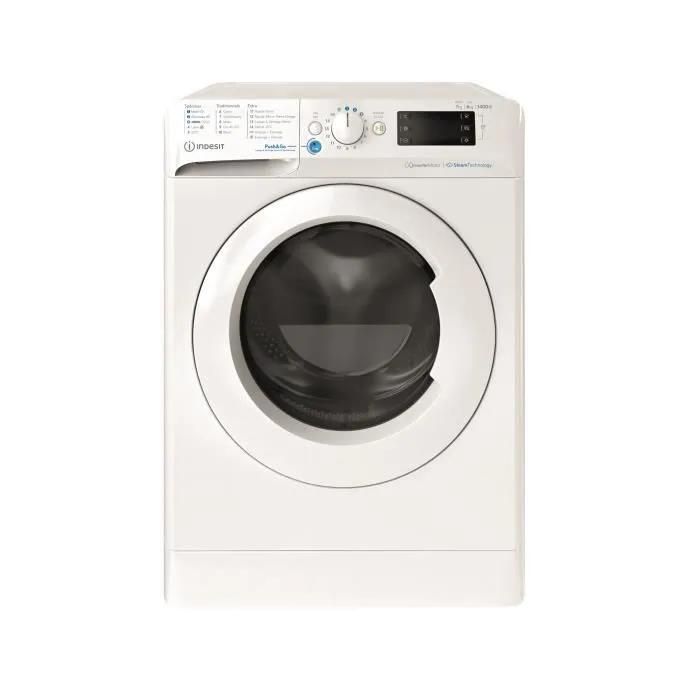 INDESIT Lave linge séchant frontal 7 kg BDE76435WVFR - vue 4