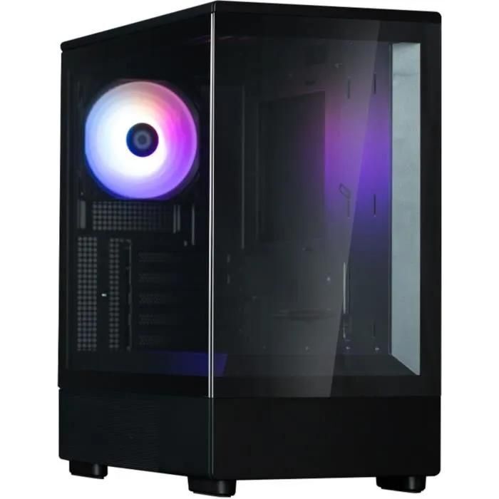 Boîtier PC Mini Tour sans alim ZALMAN P10 Micro ATXMini ITX 1x120mm A RGB USB C3.0HD Audio Verre trempé - vue 10