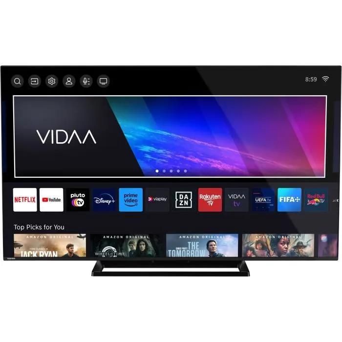 TOSHIBA 65QV3363DG TV QLED 65'' 164 cm 4K UHD 3840x2160 HDR Smart TV 3xHDMI WiFi - vue 5