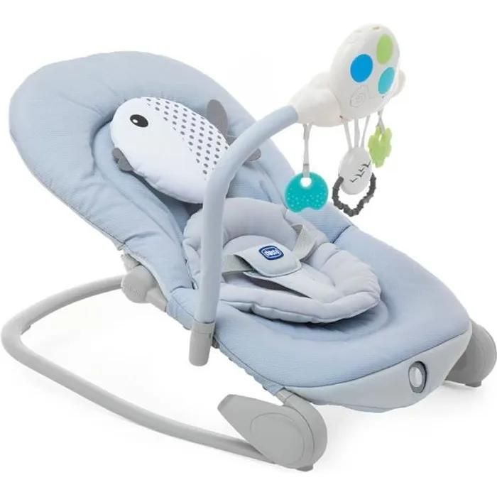 Transat évolutif CHICCO modèle BALLOON DOTS musical avec arche jouet et vibration