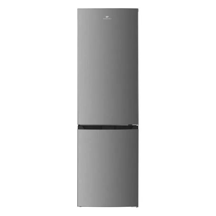 Réfrigérateur congélateur bas CONTINENTAL EDISON CEFC251NFS Sans givre congélateur et réfrigérateur Classe E Inox - vue 2