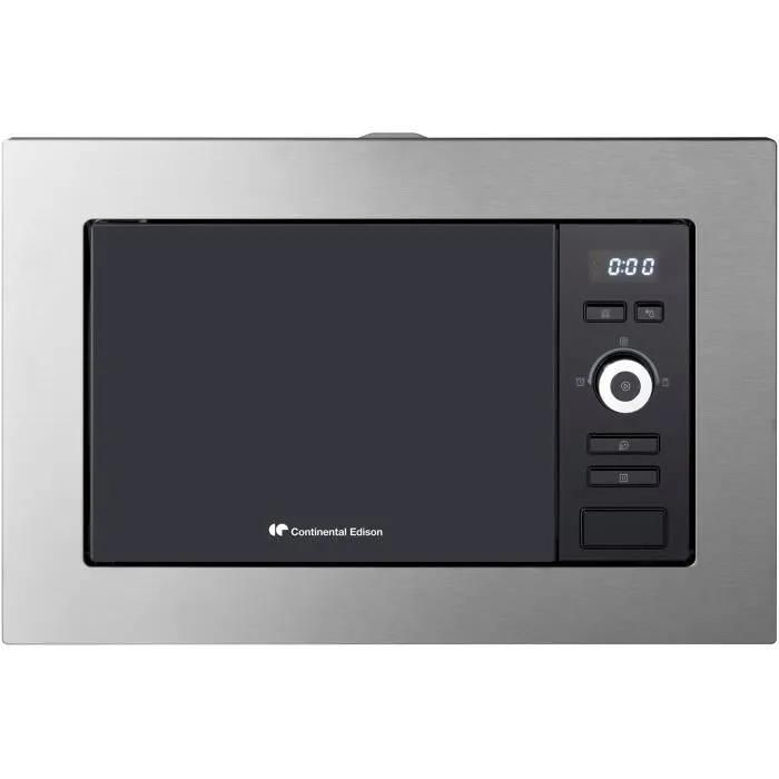 Four micro ondes encastrable Grill CONTINENTAL EDISON MO20IXEG L59 5 x H38 8 cm x P34 35 cm Inox - vue 2