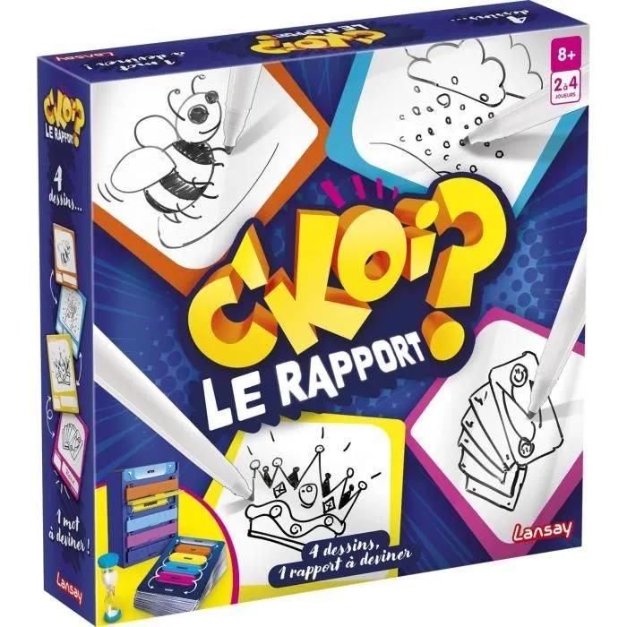 Jeu d’ambiance Lansay C’Koi le Rapport ?