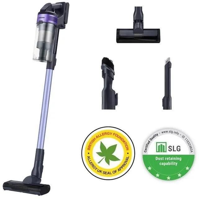 Samsung Jet 60 Turbo VS15A6031R4 - Aspirateur - balai/à main (2-en-1) - sans sac - sans fil - Noir/violet