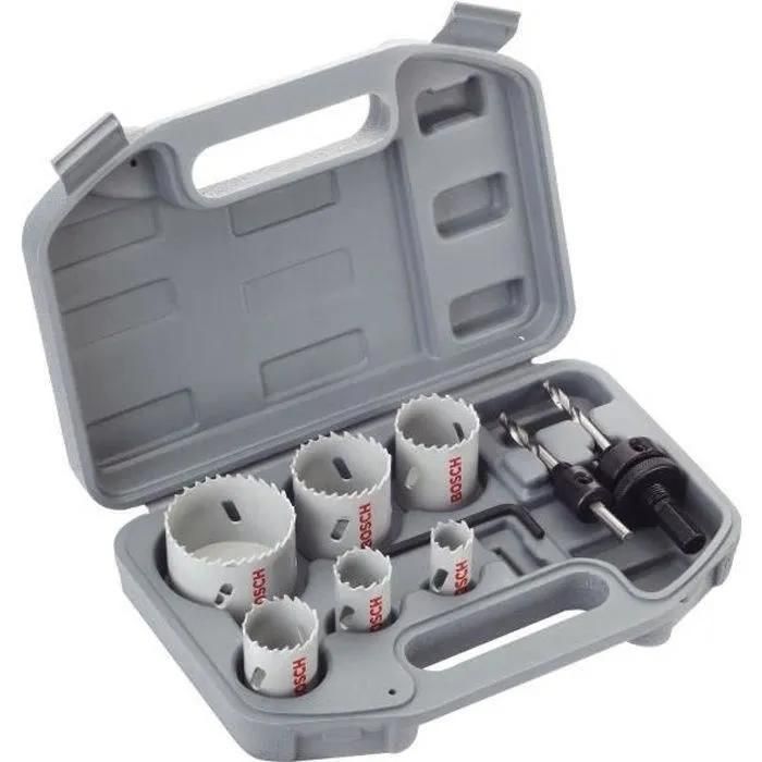 Bosch coffret électricien 9 pièces scies-trépans - 2608580868