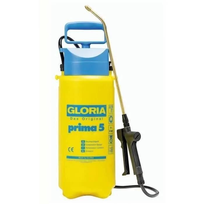Pulvérisateur à pression GLORIA Prima 5 Jaune et Avec lance et buse en laiton - vue 2
