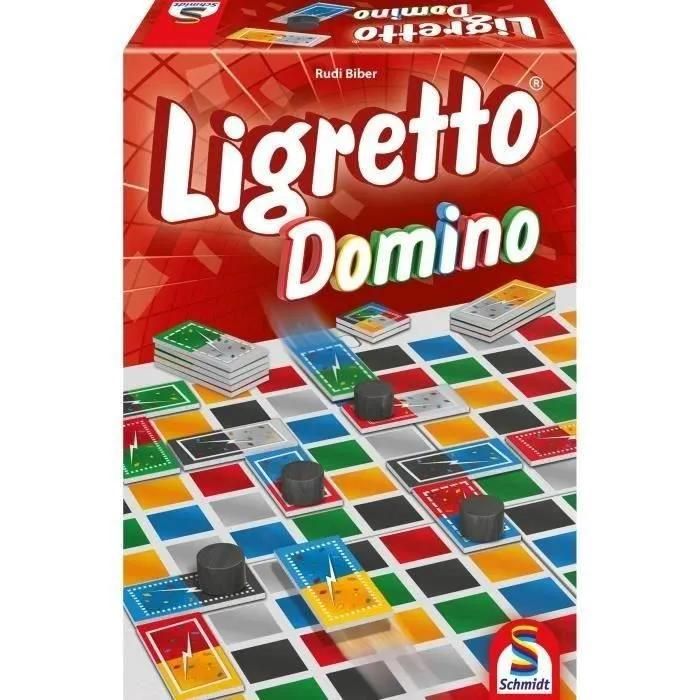 Jeu de Tactique et Jeu Familial Schmidt Spiele Ligretto Domino 2 à 6 joueurs - vue 2