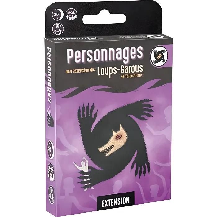 Asmodee Loups Garous Ext. Personnages version ECO - vue 2
