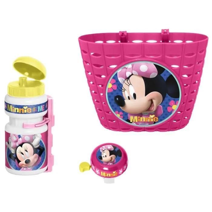 Corbeille + bidon + sonnette Minnie DISNEY et jaune Pour enfant - vue 2