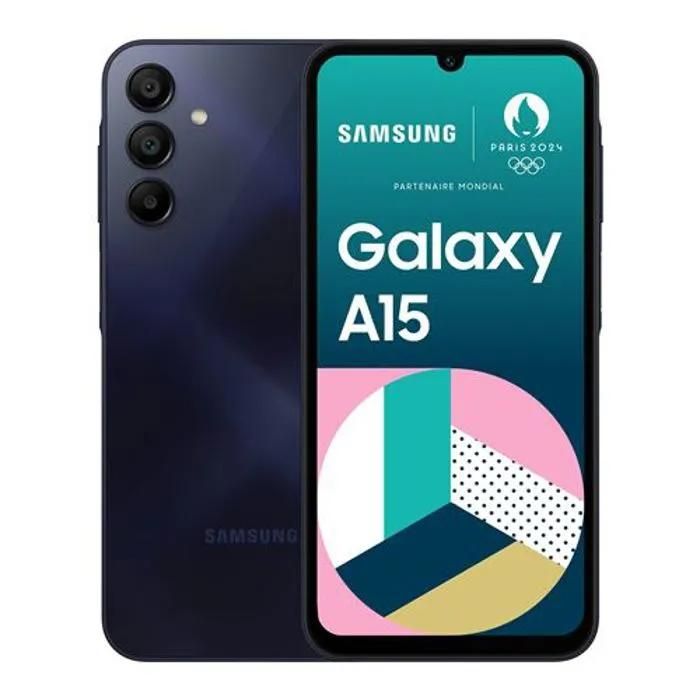 Samsung Galaxy A15 128 Go Bleu nuit