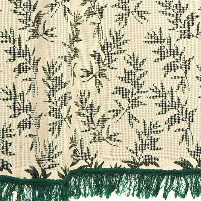 Rideau Marseillais Imprimé 200g/M2 Olive 225 X 140 Cm