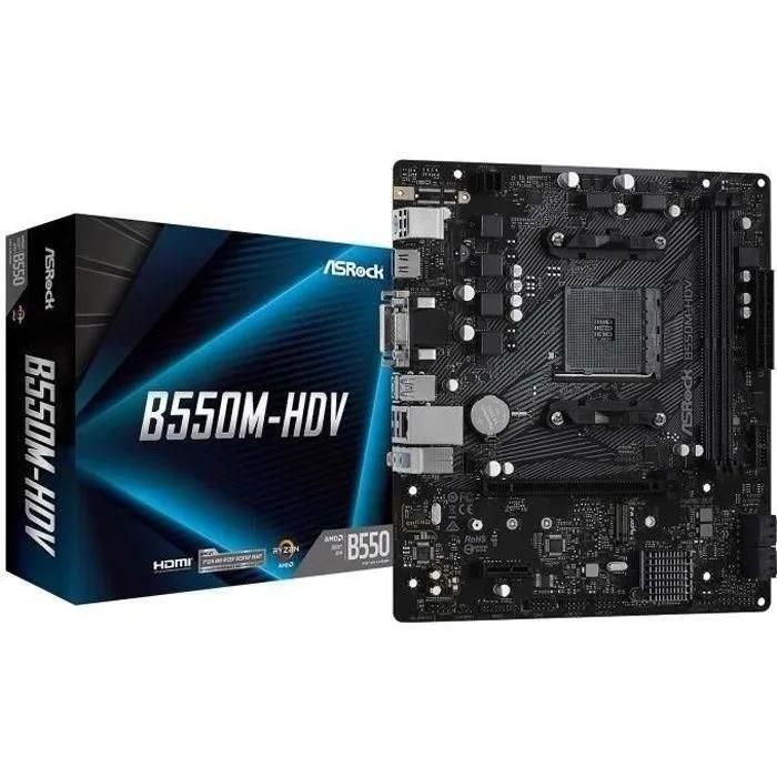 ASRock B550M HDV - vue 4